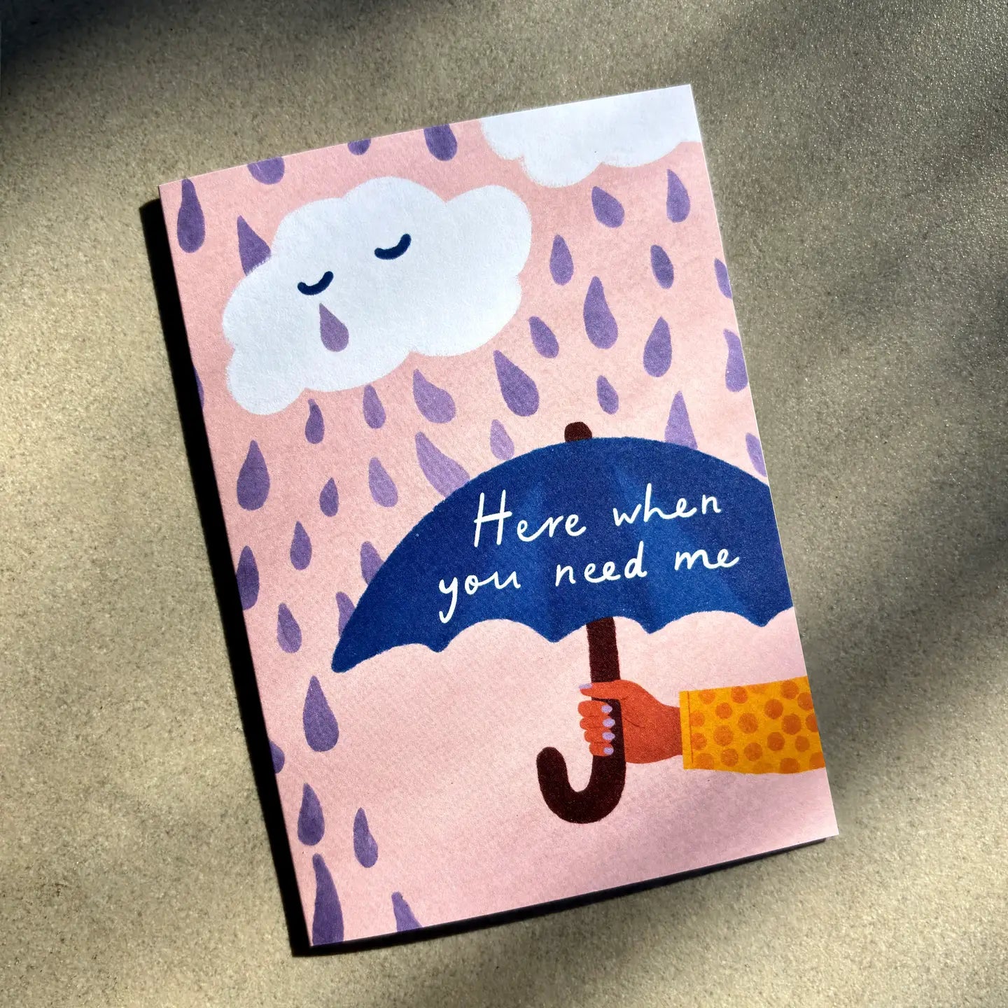LAUREN SISSON STUDIO- "Here When You Need Me" - Blank Greeting Card