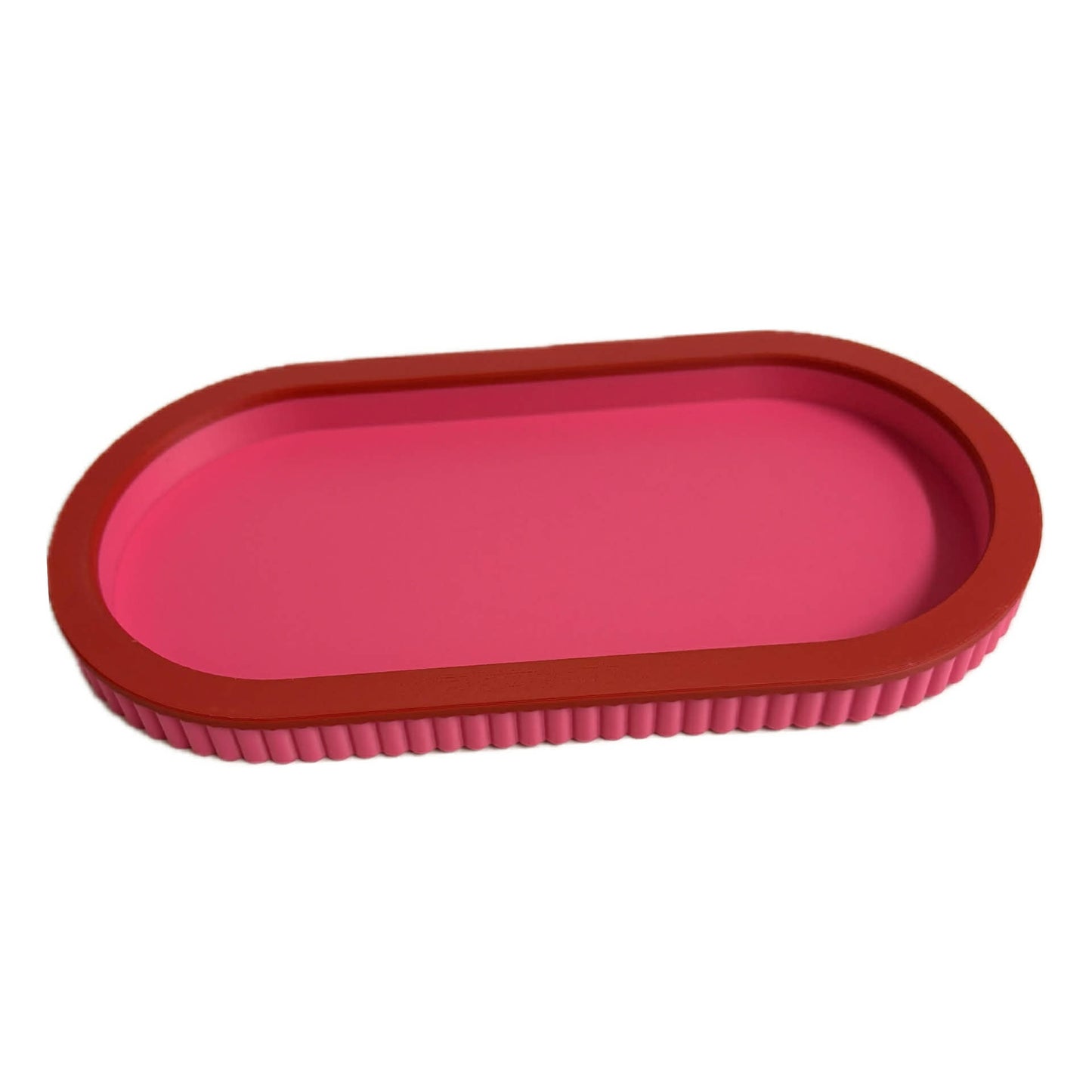 DWAYNSKI.3D - Royal Tray and Bowl Set - Pink and Red