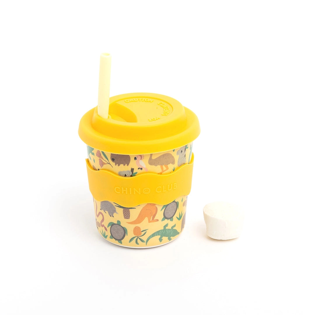 CHINO CLUB- Kids 8oz Reusable Keep Cup- Aussie Animals