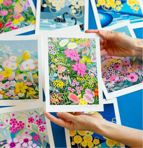 CLAIRE ISHINO- SMALL LIMITED EDITION A5 PRINTS- Native Treasures