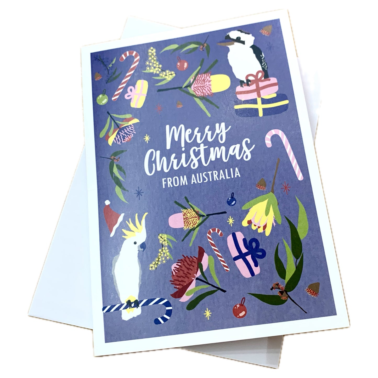 CANDLEBARK CREATIONS - "Christmas Flora & Fauna" Australiana Single Cards