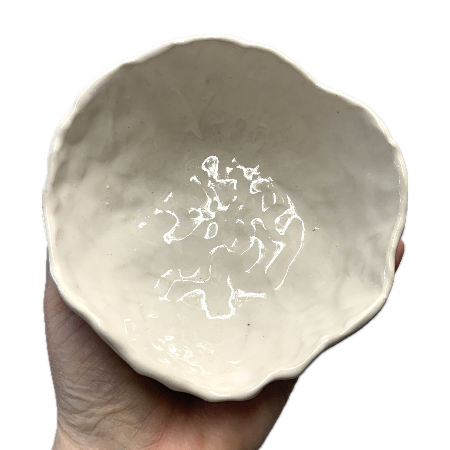 EARTH BY HAND- Midi Bowl - White Organic