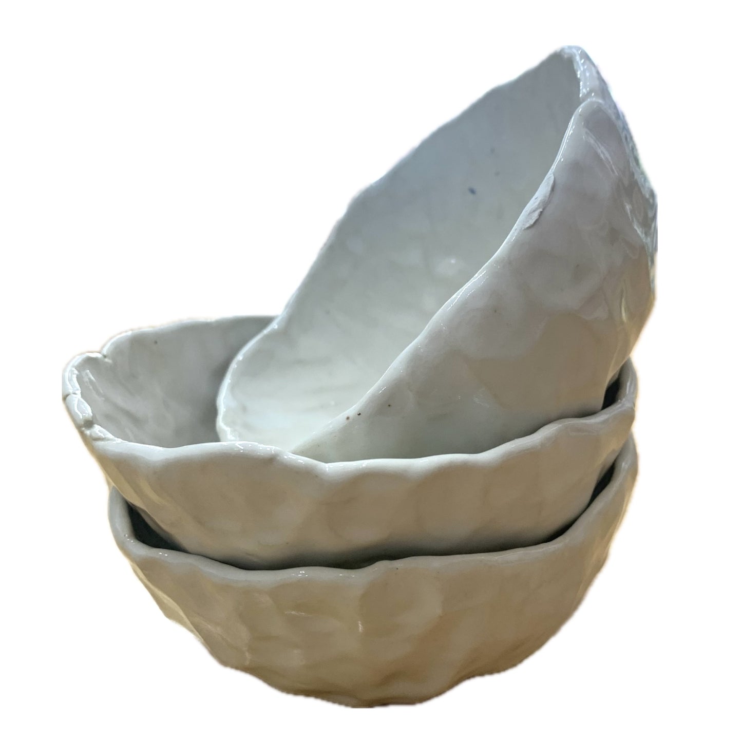 EARTH BY HAND- Midi Bowl - White Organic