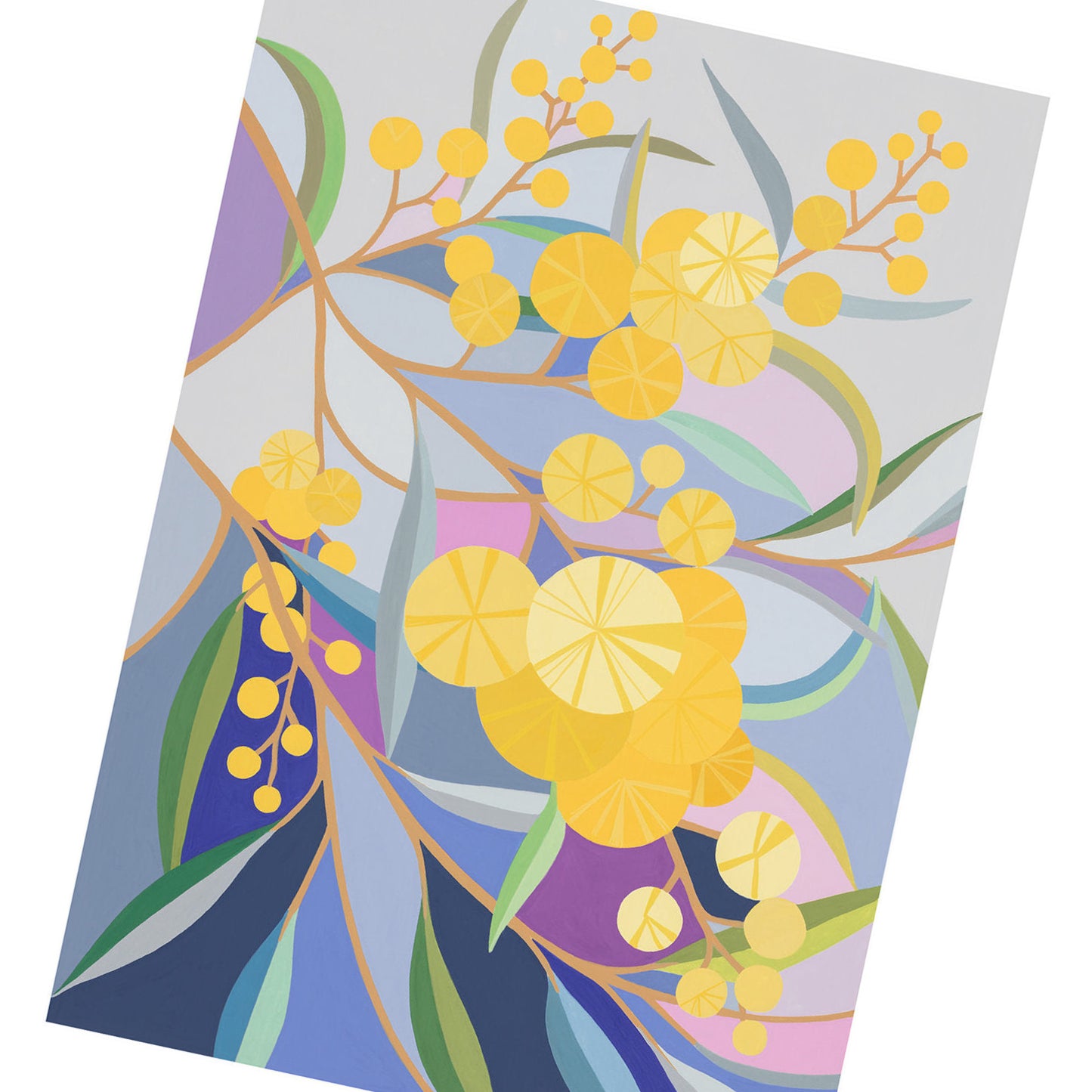 CLAIRE ISHINO- SMALL LIMITED EDITION A5 PRINTS- Wattle on my Walk