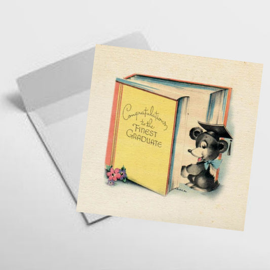 NUOVO - GREETING CARD - CONGRATULATIONS TO THE FINEST GRADUATE