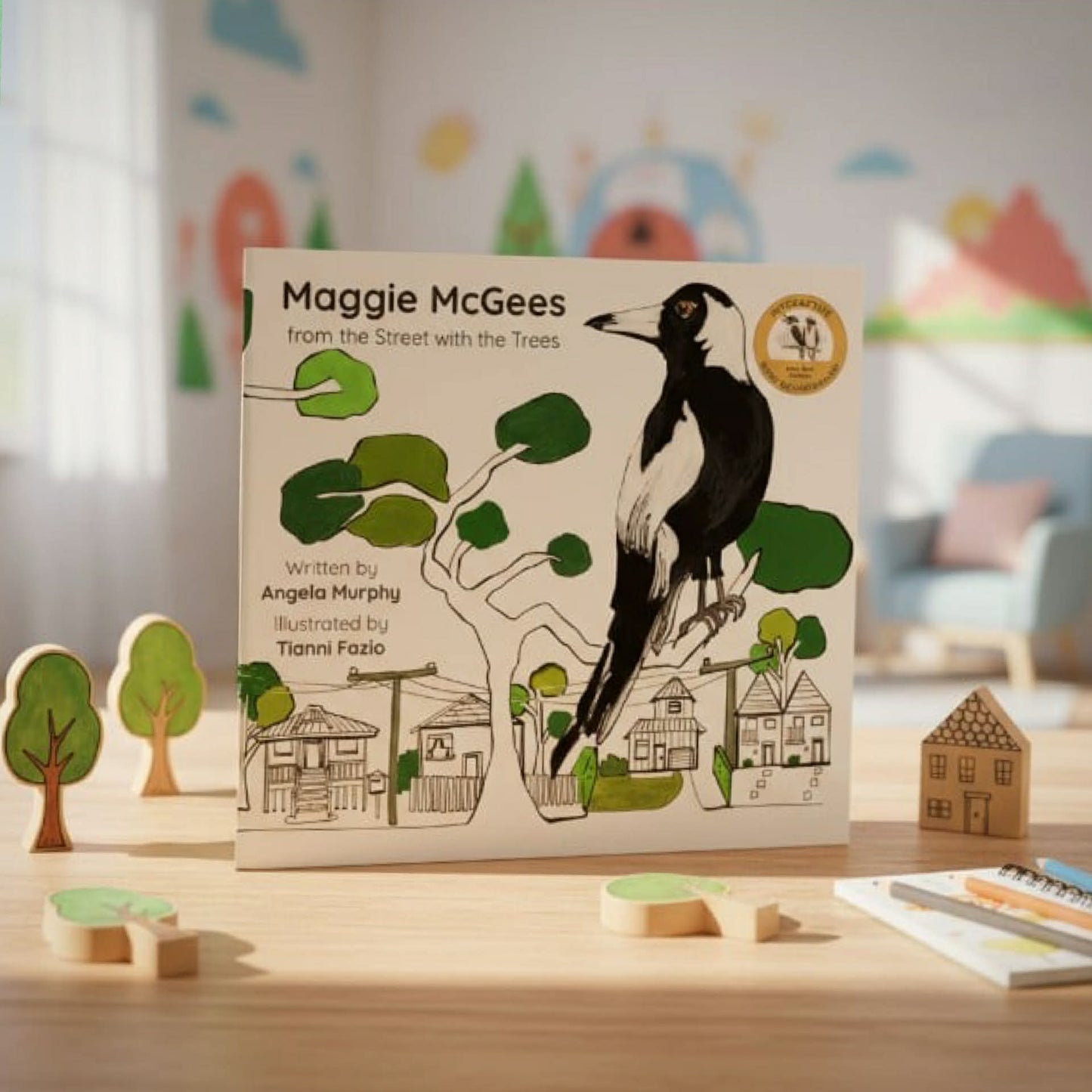 BOOKS & CO - Maggie McGees from the Street with the Trees - By Angela Murphy and Illustrated by Tianni Fazio - LOCAL Kids Book