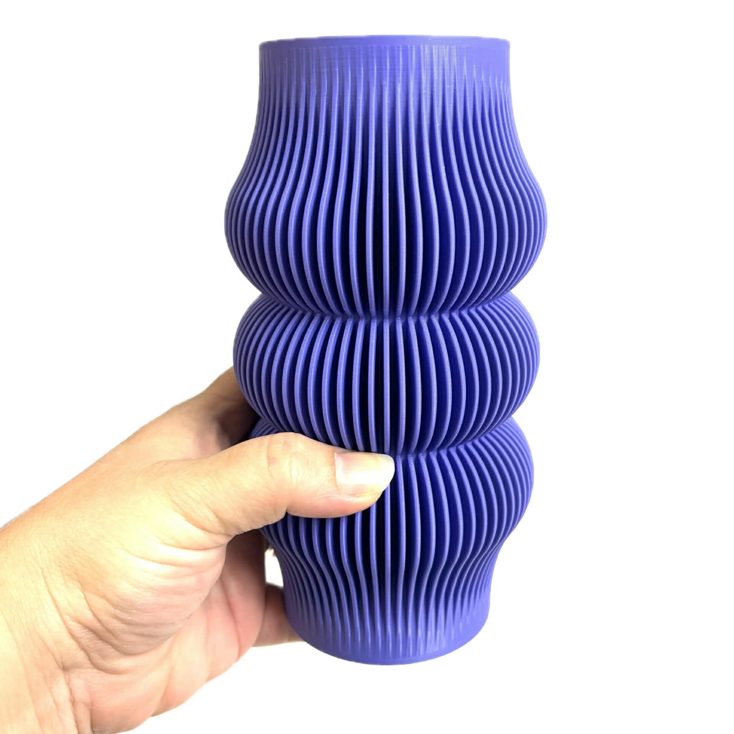 DWAYNSKI.3D - "Kruhy" Vase - Purple