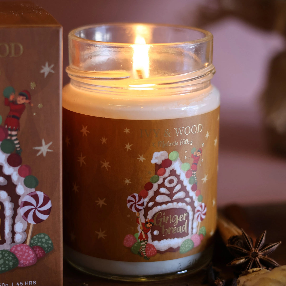 IVY & WOOD - "Gingerbread"-Limited Edition Christmas Candle