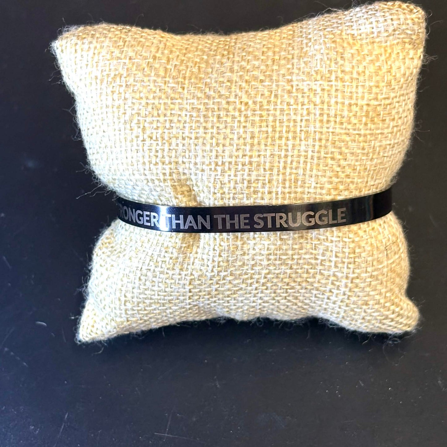 MOLLY MADE- "Stronger Than The Struggle" - Open Cuff Bangle