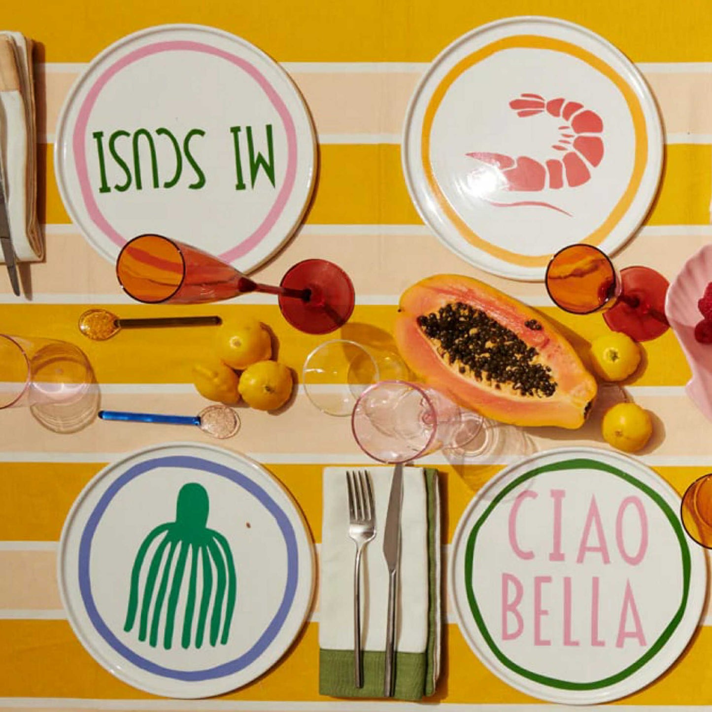 In The Roundhouse - "Octopus" Plate