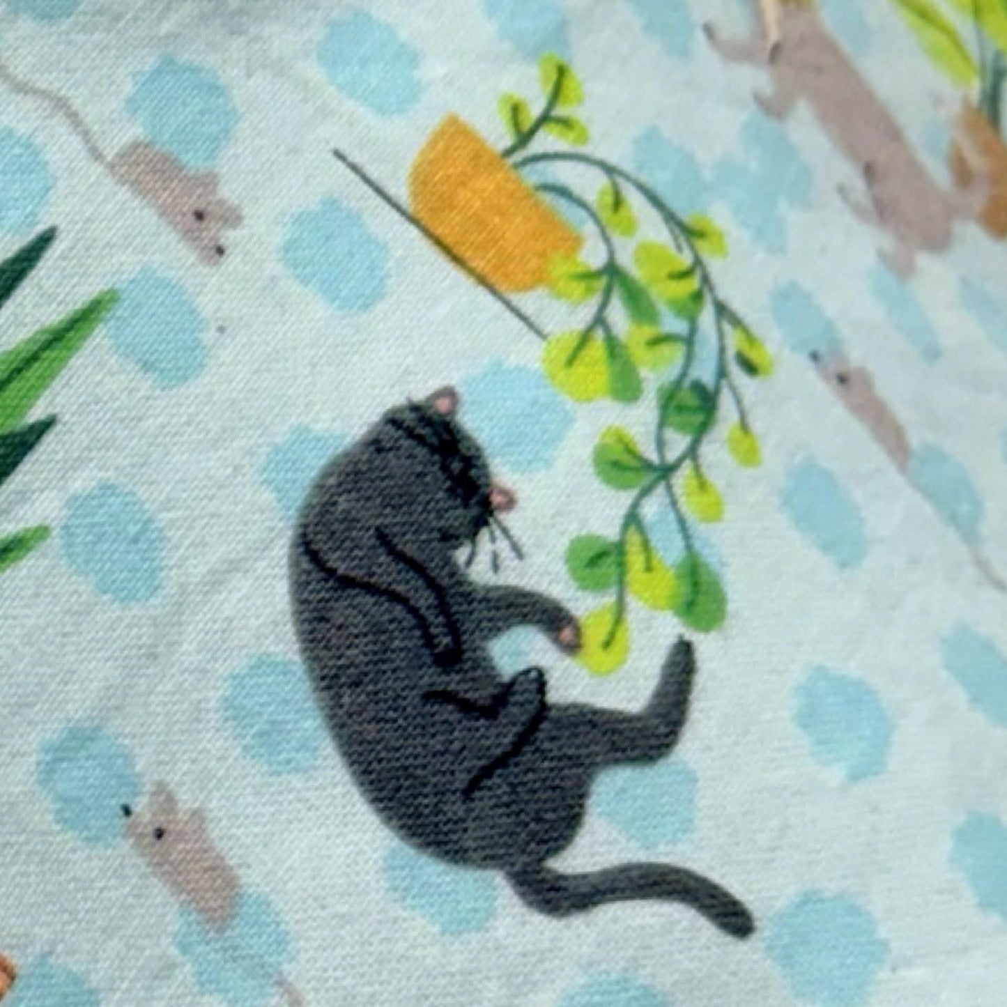 Teacups n Quilts-Ats and Plants Fabric Hat - Adult Size