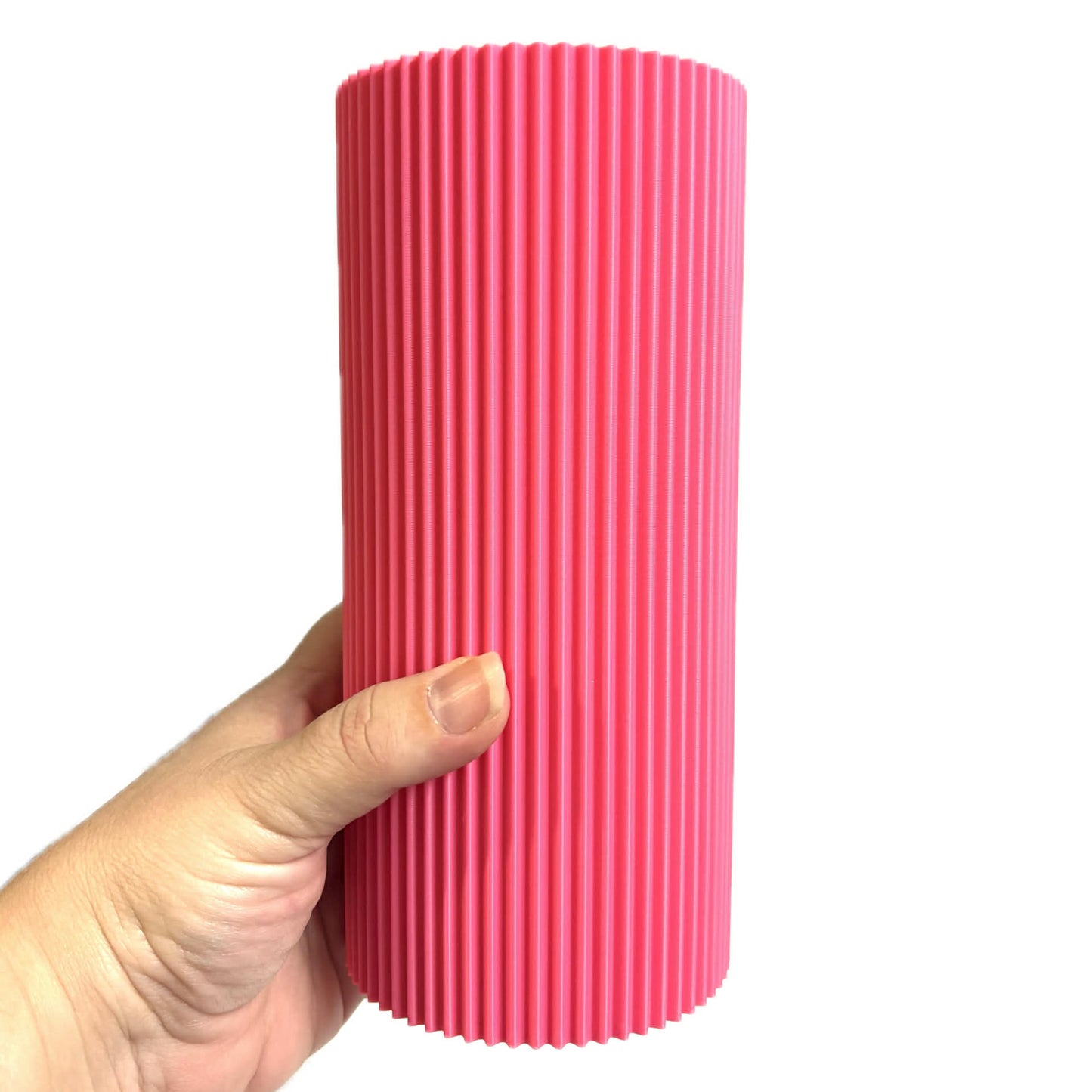 DWAYNSKI.3D - "Mapee" Vase - Hot Pink