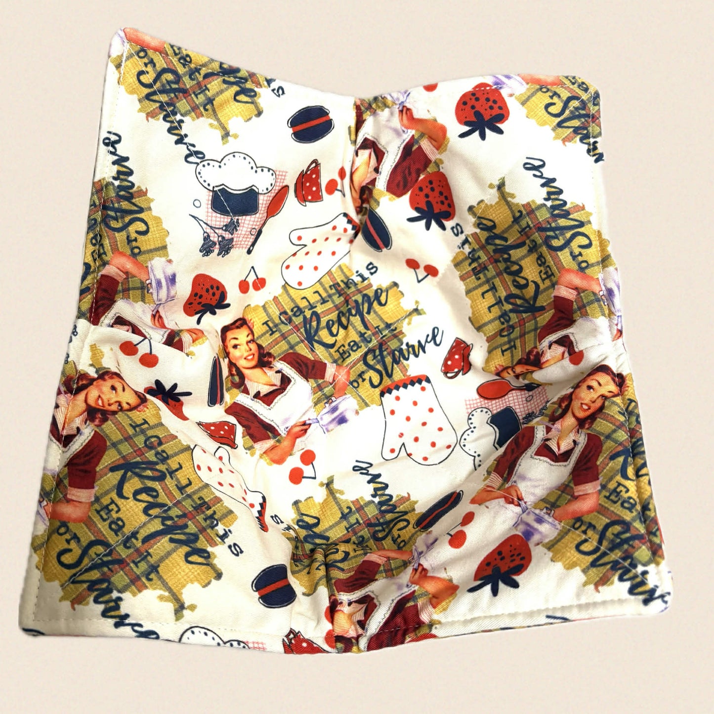 OH SEW ROSY: Bowl Cosies- "Eat it or Starve"