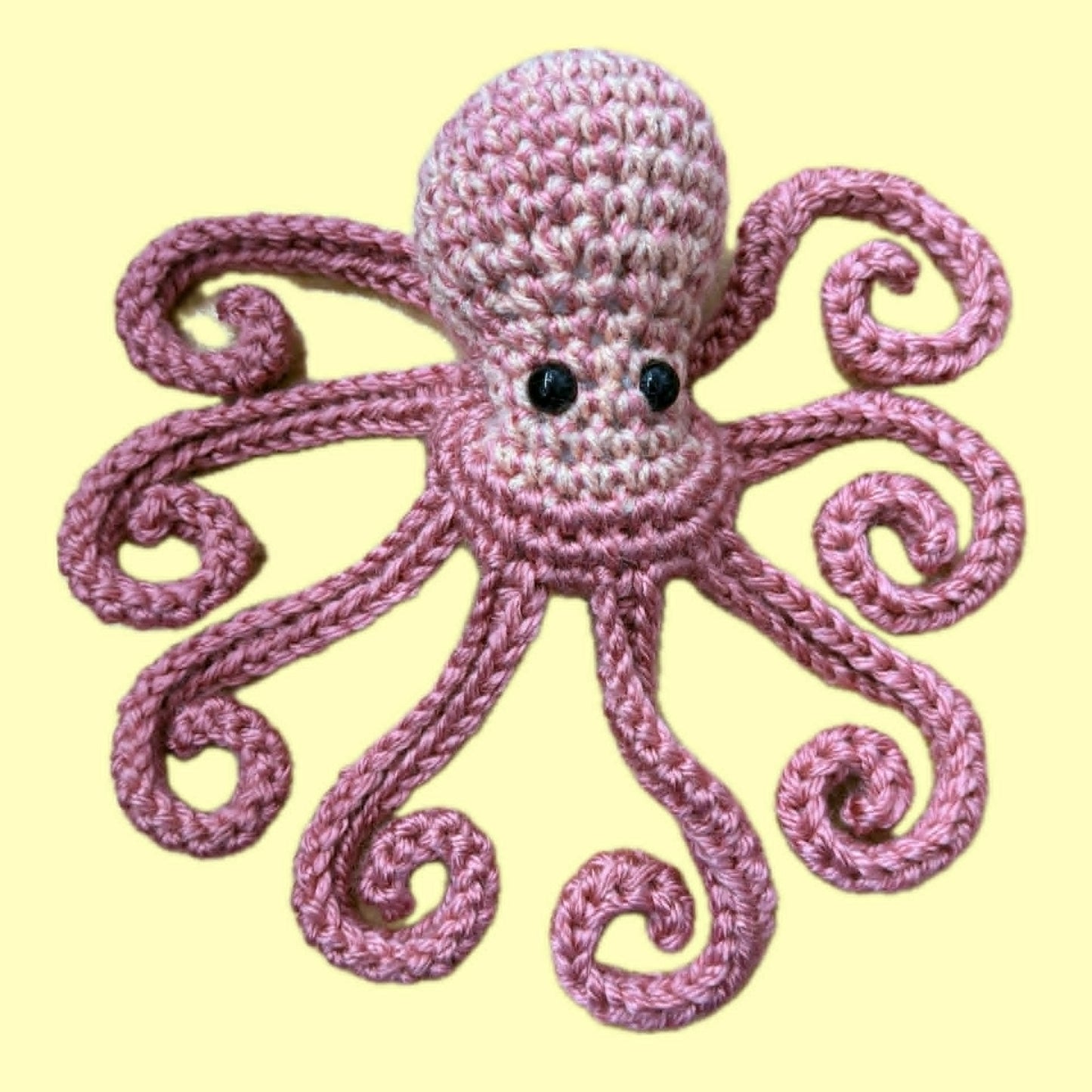 BEAKNITS- CROCHETED OCTOPUS - Dusty Pink