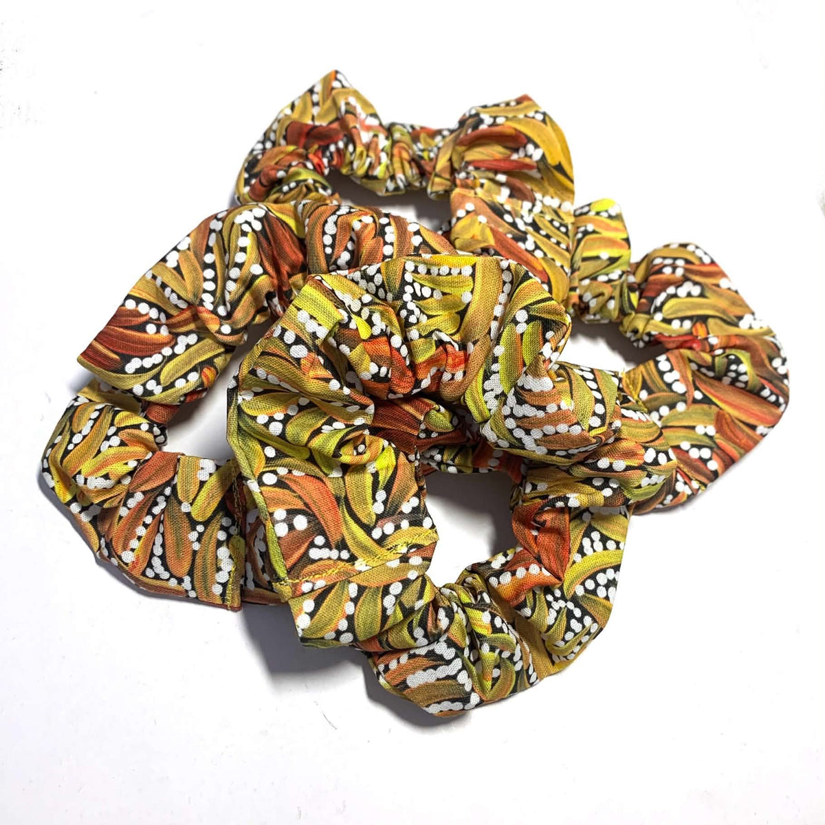 MUMMA WHOOPEE - JUMBO "BUSH BANANAS" SCRUNCHIES