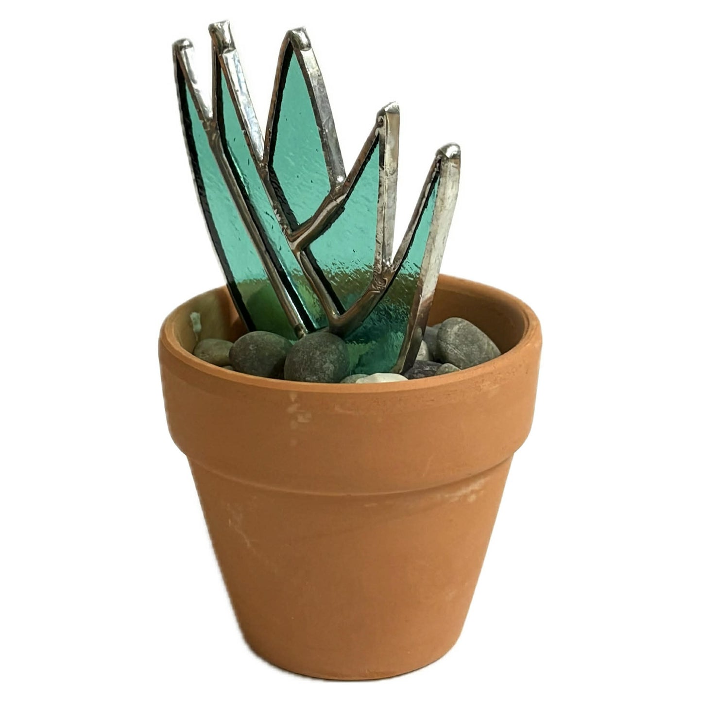 SWAN GLASS - SUCCULENT - STAINED GLASS ORNAMENT #6