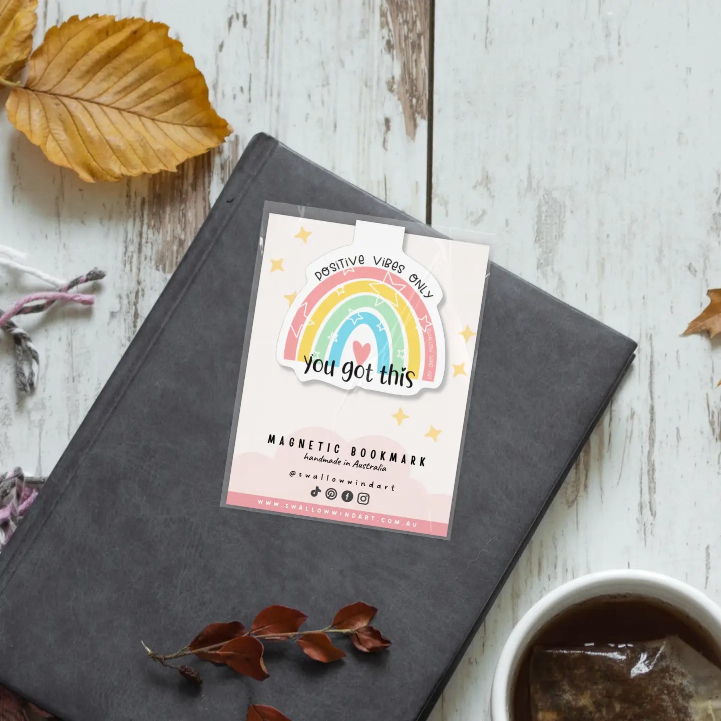 SWALLOW WIND ART - YOU GOT THIS- MAGNETIC BOOKMARK