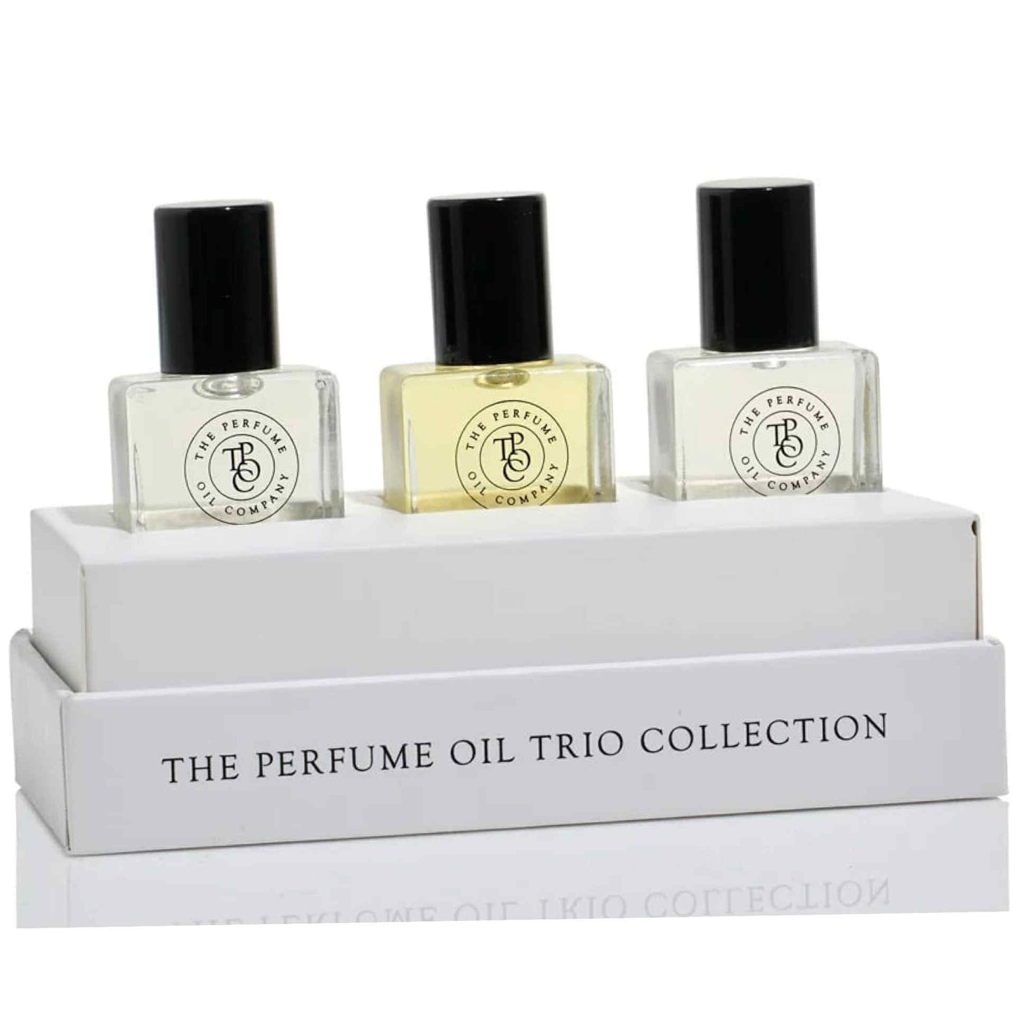 The Perfume Oil Company A WORLD OF FLOWERS Perfume Oil Trio Collection