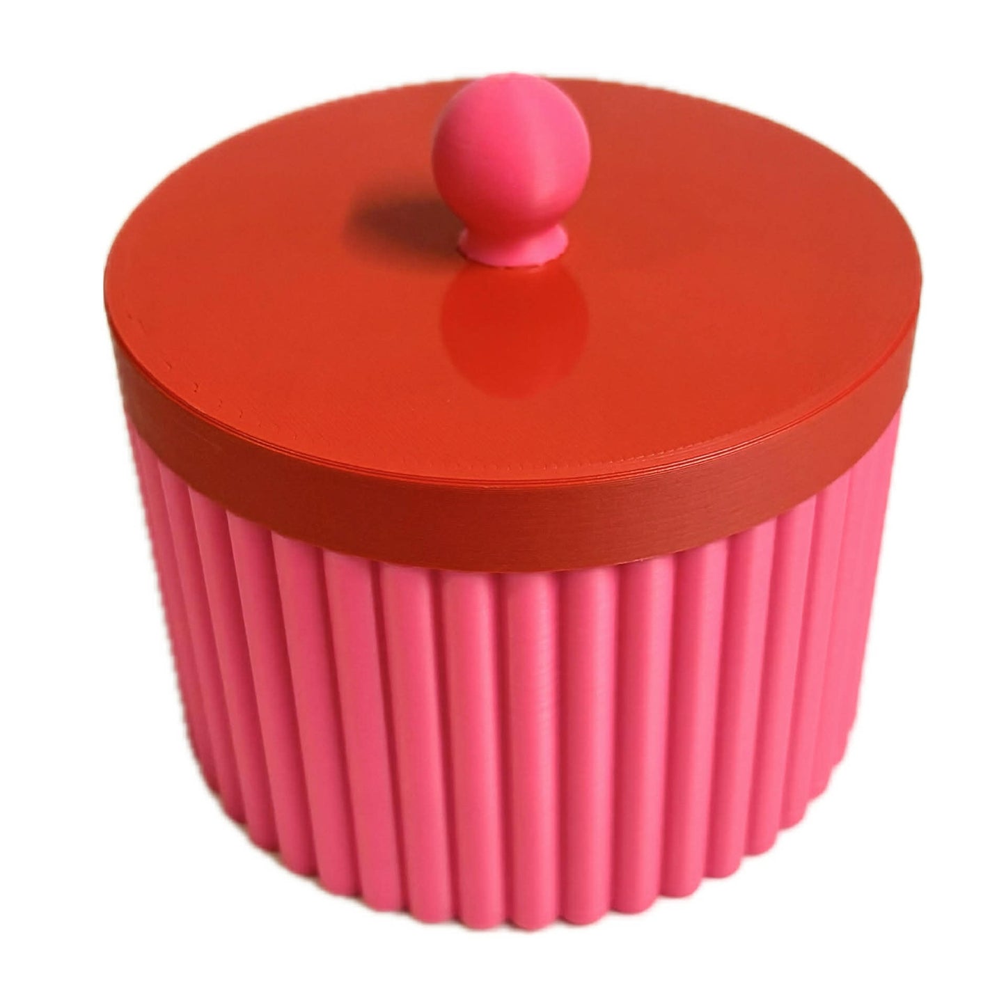 DWAYNSKI.3D - Royal Tray and Bowl Set - Pink and Red