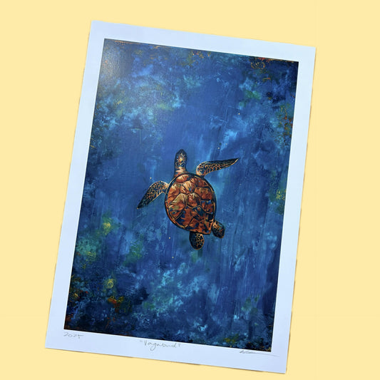 AKASHA MEAD ART - "Vagabond" A4 Fine Art Print