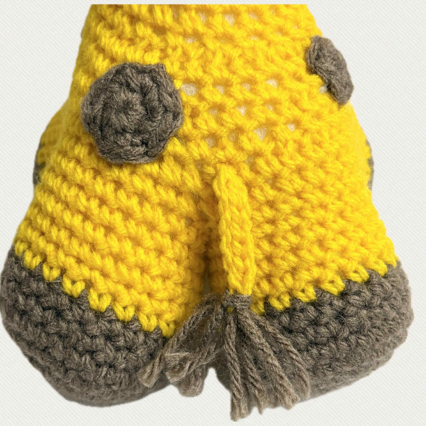 BEAKNITS- CROCHET GIRAFFE- Warm Yellow and Brown