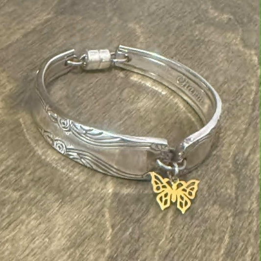 MOLLY MADE- Vintage 'Charm' Silverware Handle Bracelet