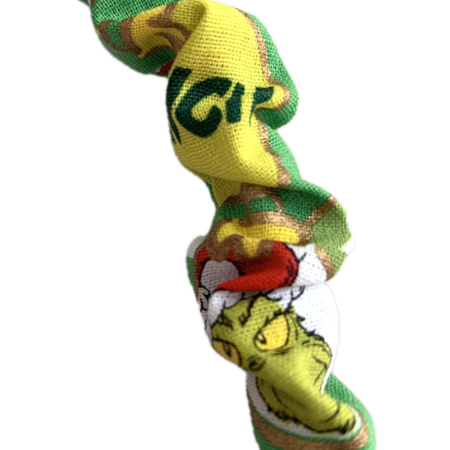 THIS BIRD HAS FLOWN -  SMALL CHRISTMAS SCRUNCHIE HEADBANDS- The Grinch