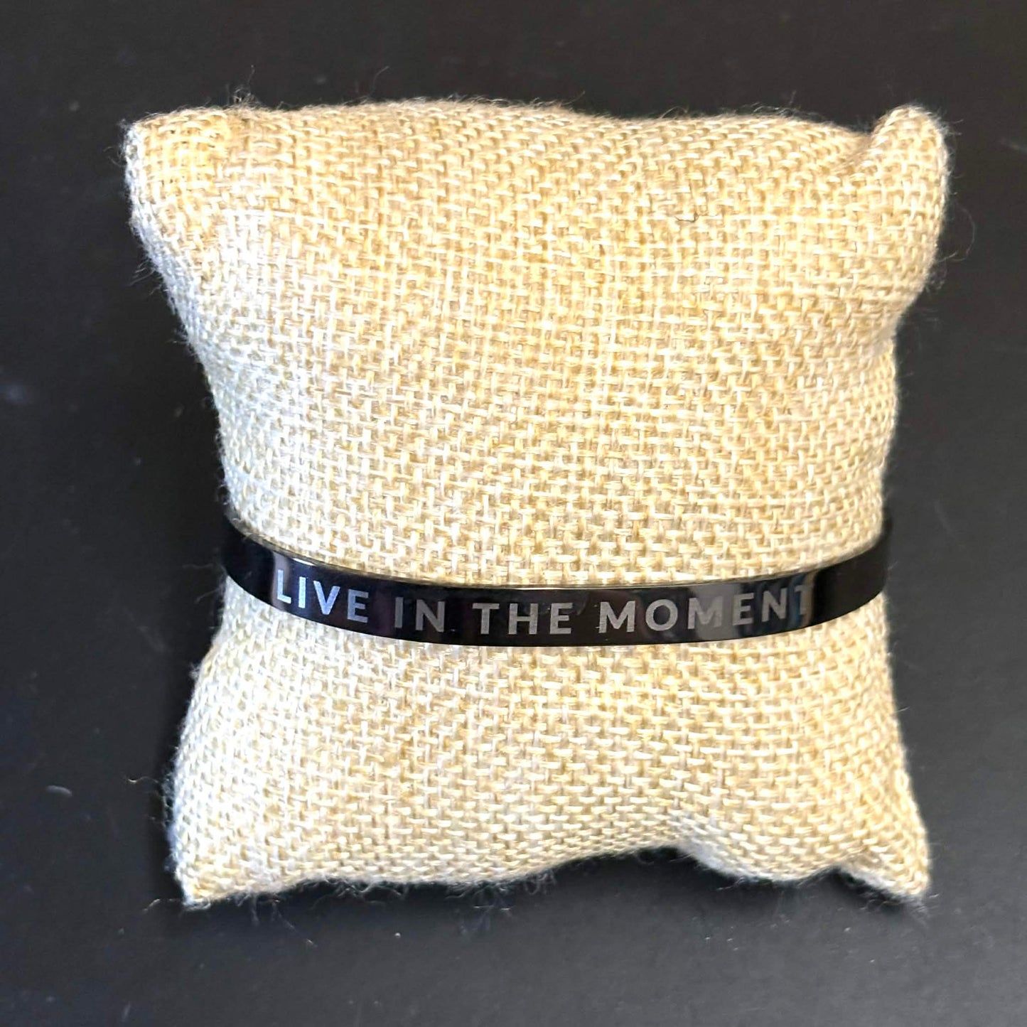 MOLLY MADE- "Live in the Moment" - Open Cuff Bangle