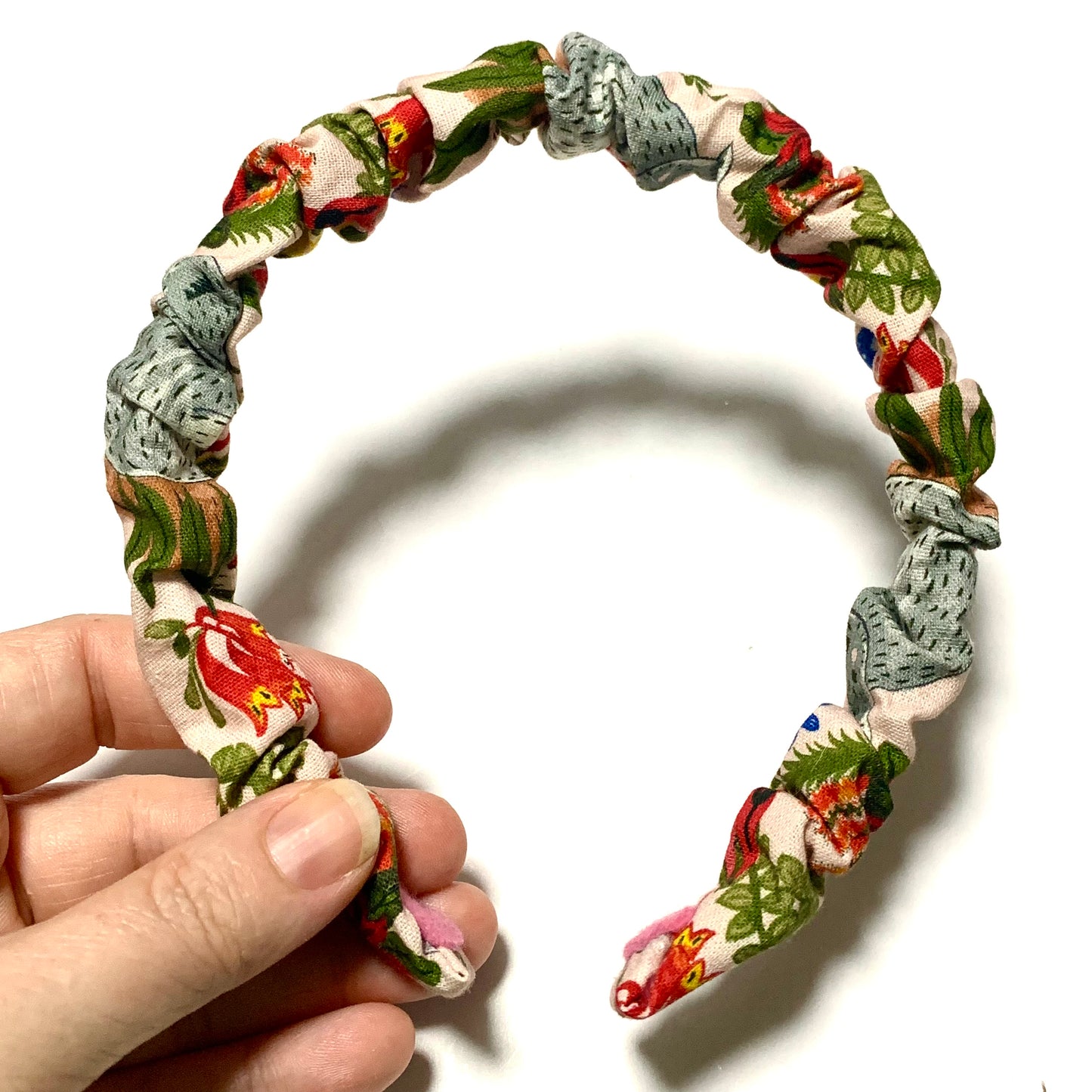 THIS BIRD HAS FLOWN -  "Koalas & Blossoms" - SMALL SCRUNCHIE HEADBANDS