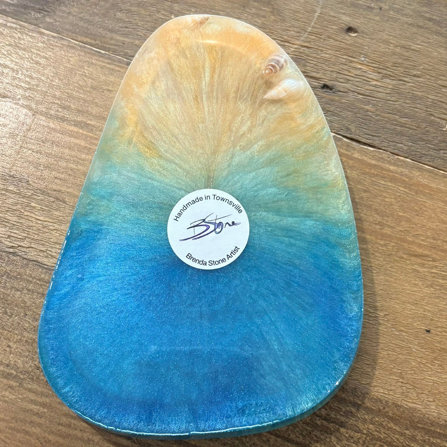 BRENDA STONE ART - Sails Resin Tray