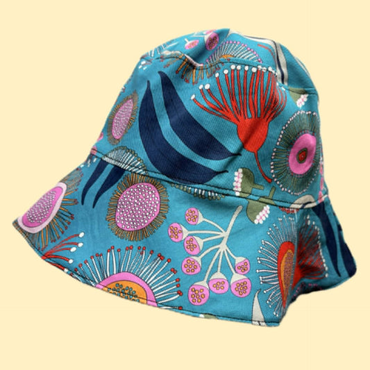 Teacups n Quilts - Summer Blossom (Jocelyn Proust) Fabric Hat - Adult Size