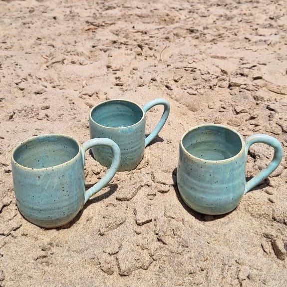 EARTH BY HAND- Pale Blue Mugs