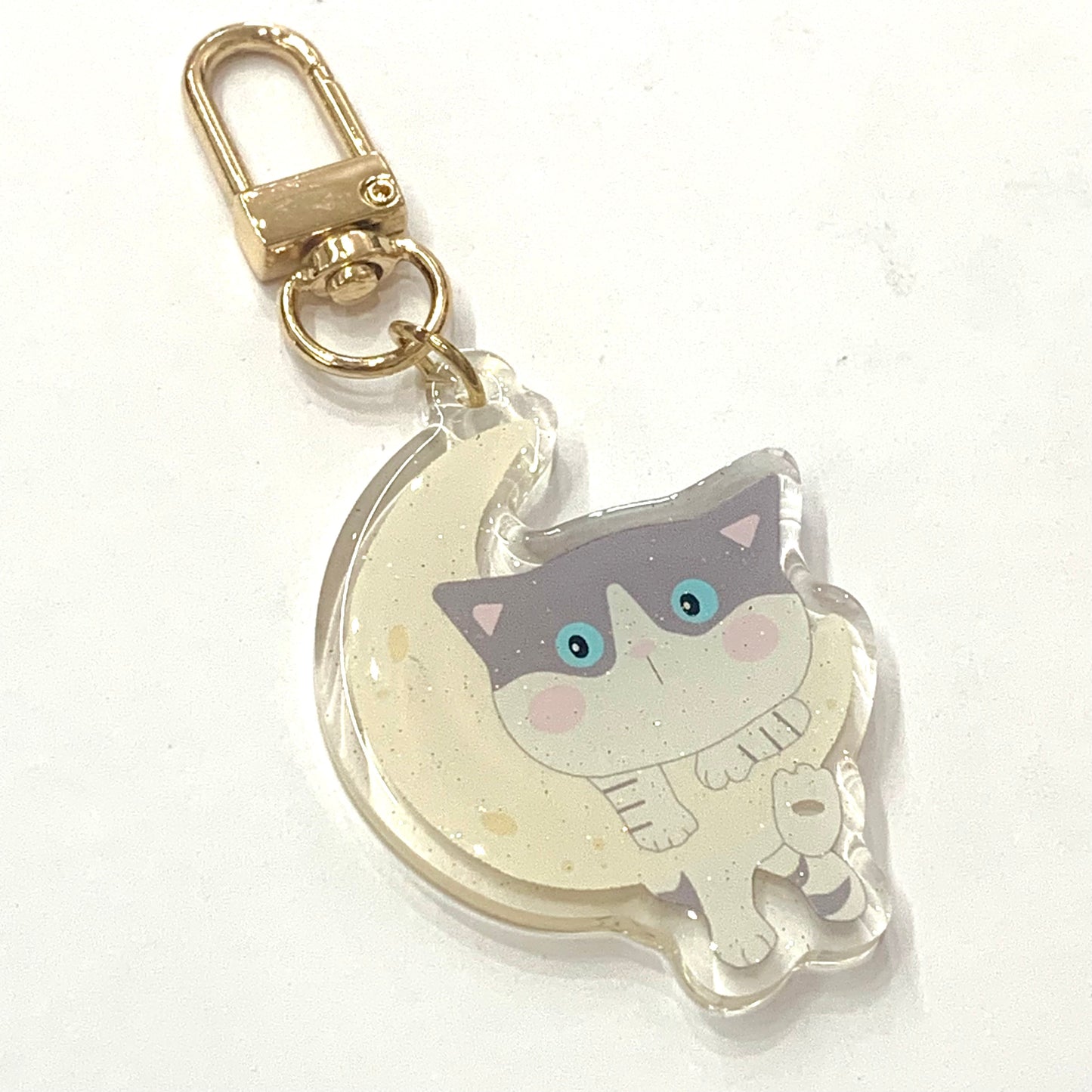 SHERBET CANDY- Far Far Away Collection - Hanging on the Moon Keyring