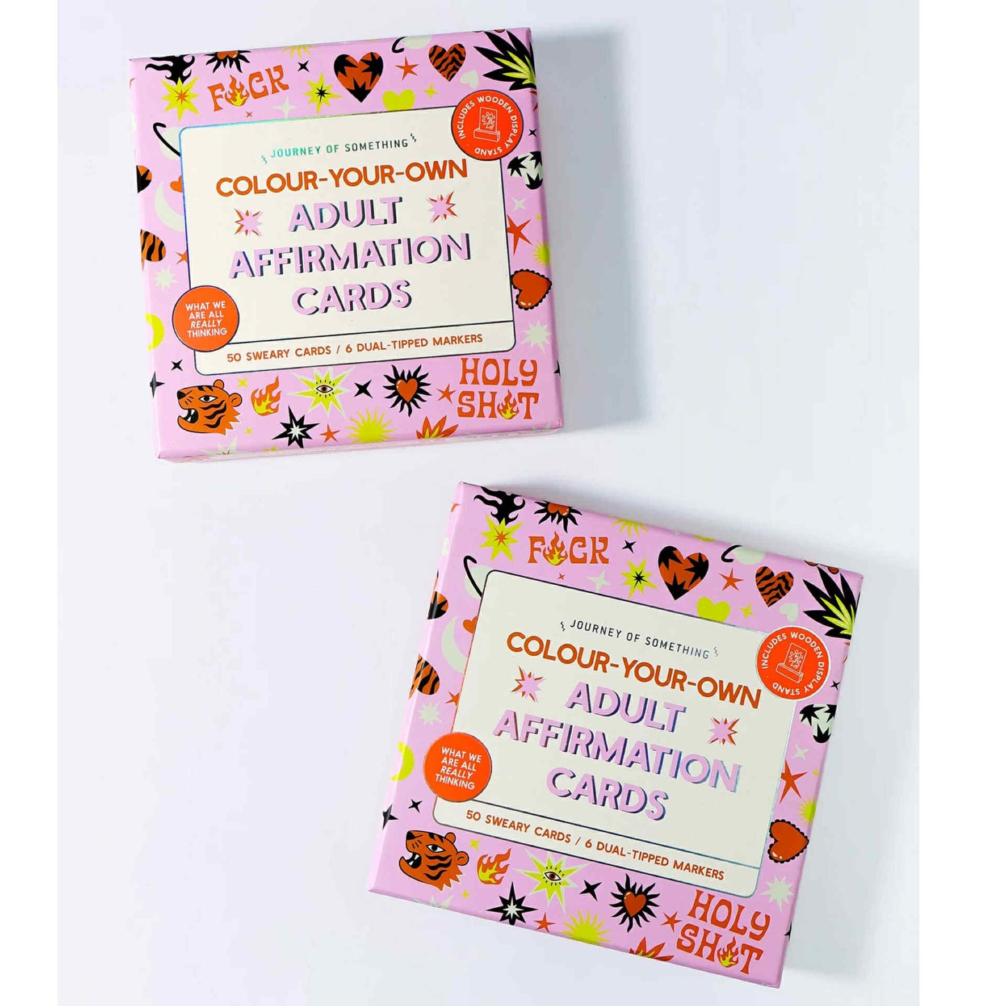 JOURNEY OF SOMETHING- COLOUR YOUR OWN ADULT AFFIRMATION CARDS