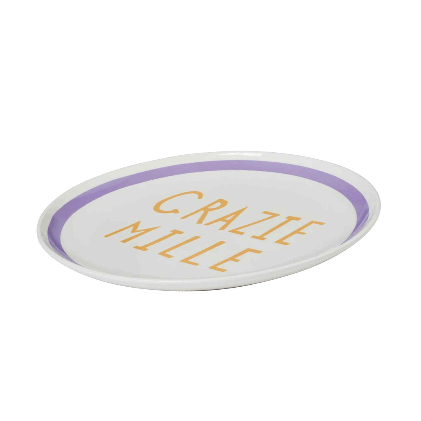 In The Roundhouse - "Grazie Mille" Plate LARGE