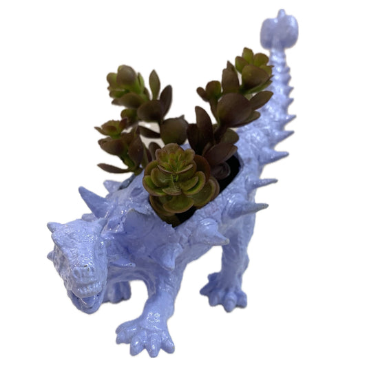 MAKIN' WHOOPEE -  Dino Planters- Lavender Ankylosaurus