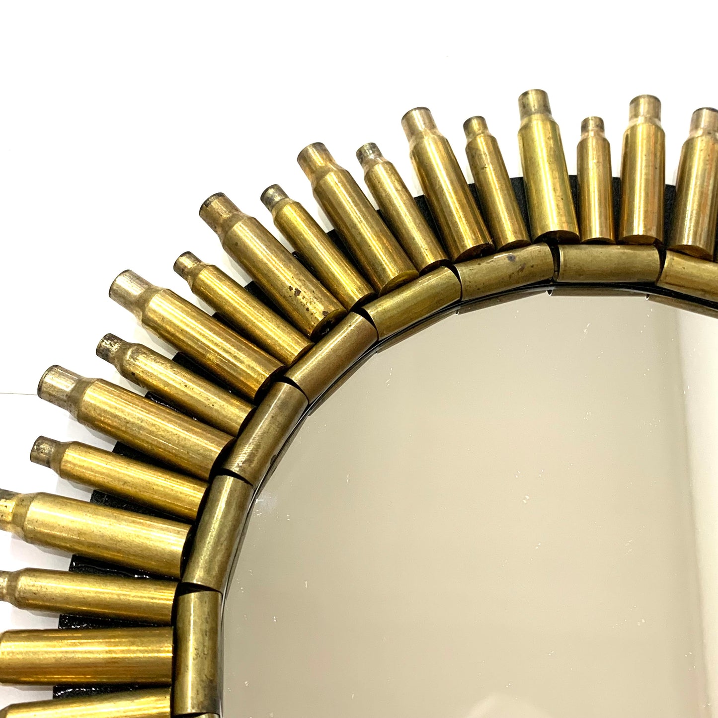 WILD BRASS- Bullet Casing Mirrors- Wide Frame