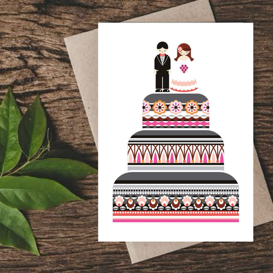 NUOVO - "FOLK WEDDING" WEDDING GREETING CARD