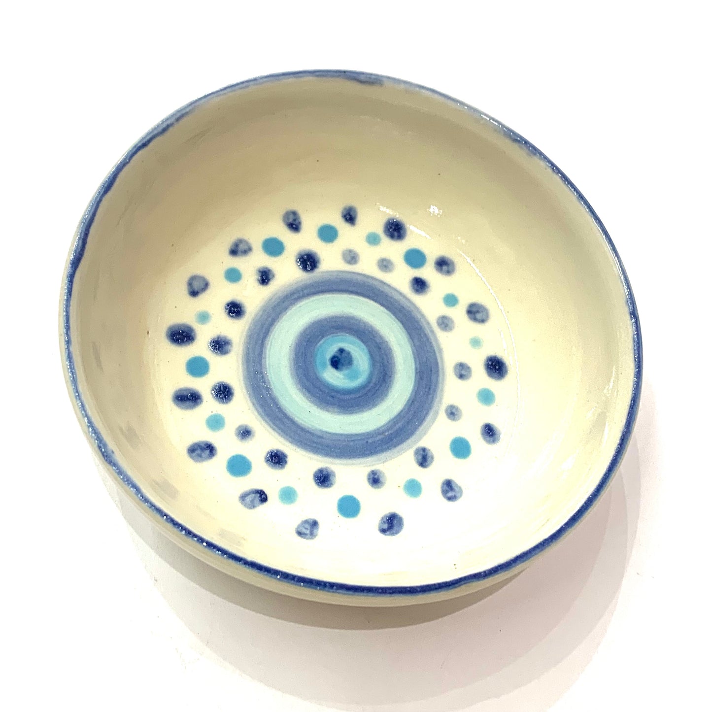 EARTH BY HAND- Dot Dishes- Blues