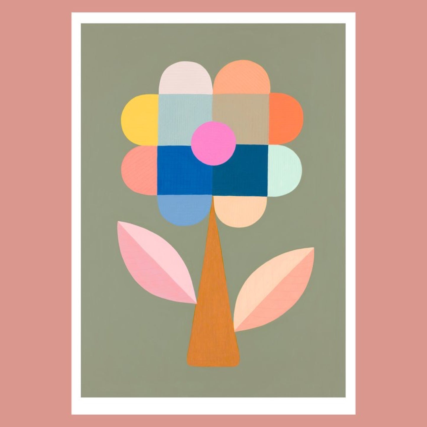 CLAIRE ISHINO- MEDIUM LIMITED EDITION A4 PRINTS- Confetti Flower