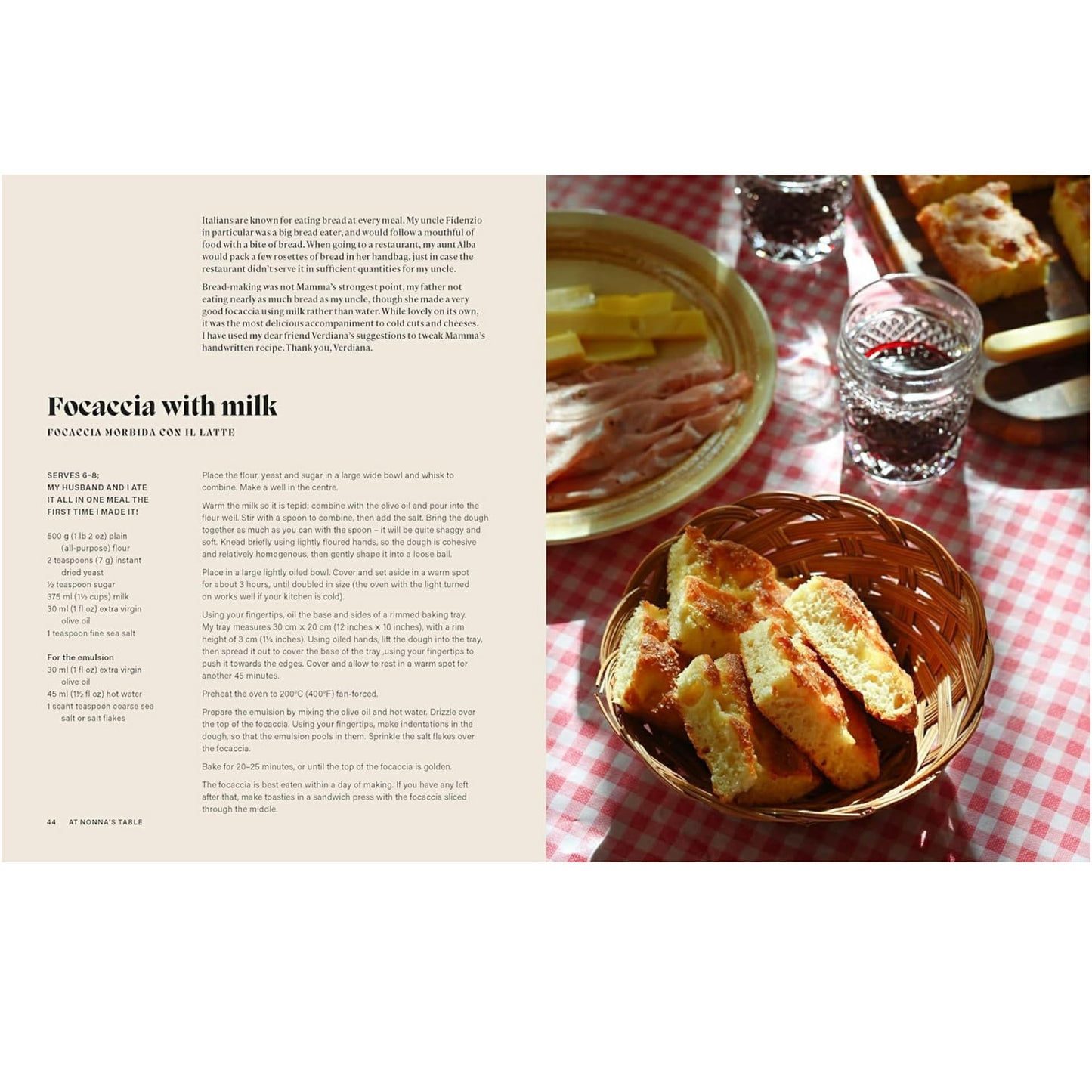 BOOKS & CO - AT NONNA'S TABLE- Paola Bacchia