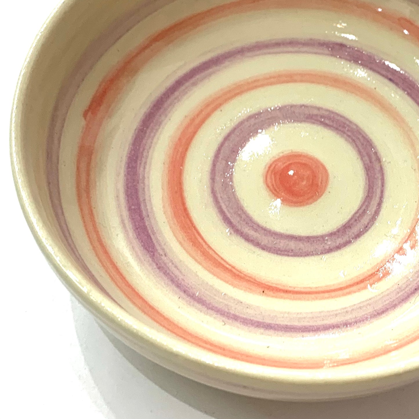 EARTH BY HAND- Line Dish #2- Pink/Purple