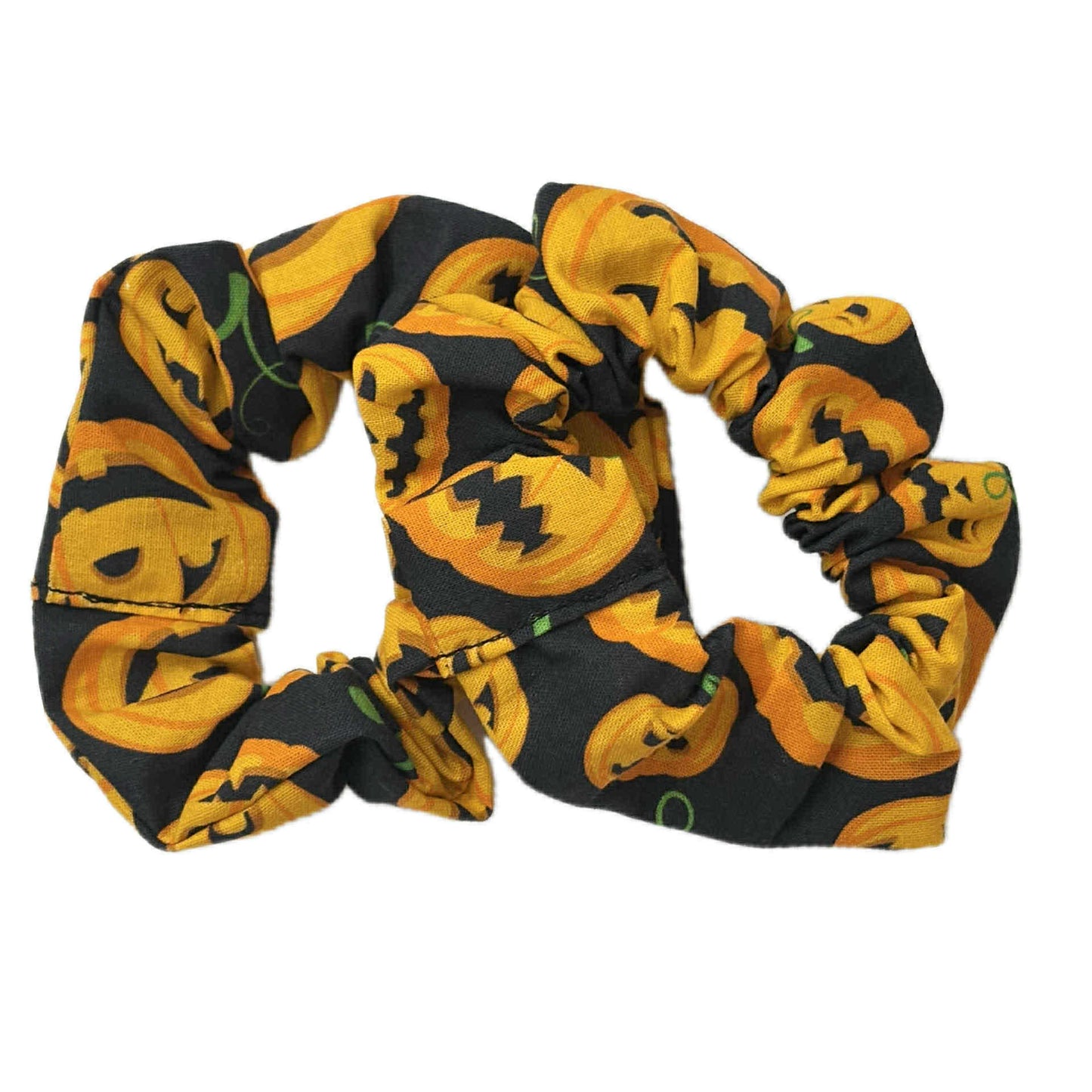 MUMMA WHOOPEE - "Pumpkin Patch" Halloween Regular Scrunchies