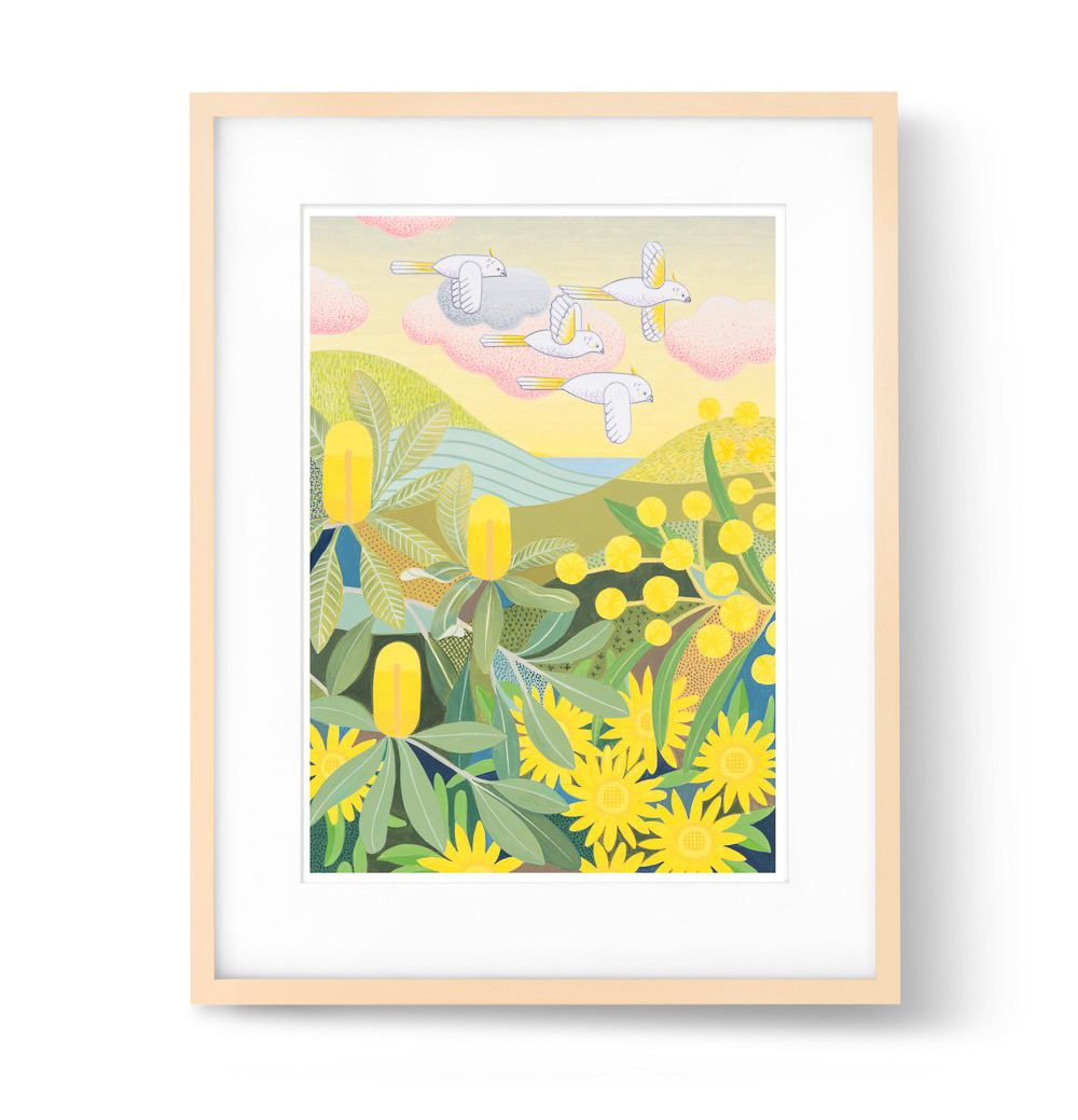 CLAIRE ISHINO- SMALL LIMITED EDITION A5 PRINTS- Sunrise