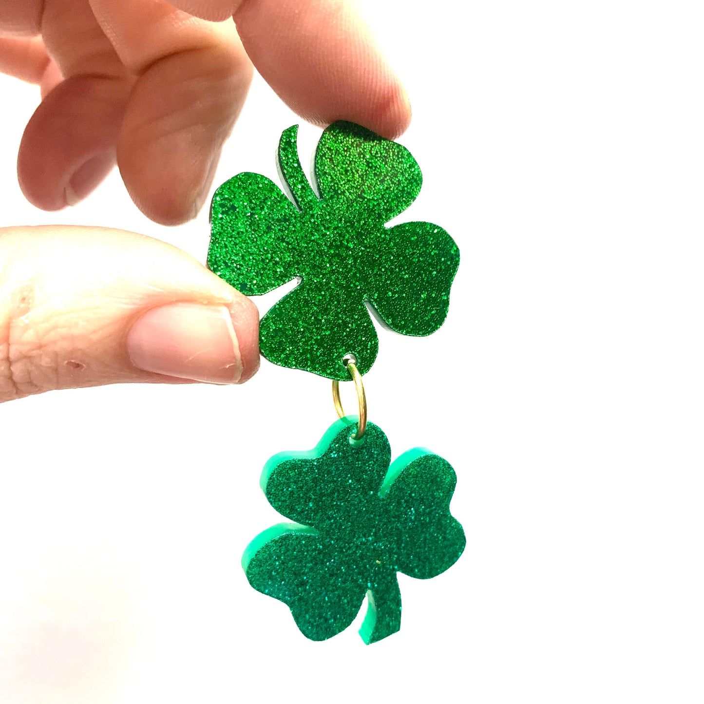 MAKIN' WHOOPEE - Double Your Luck- Hanging Charm Double Brooch
