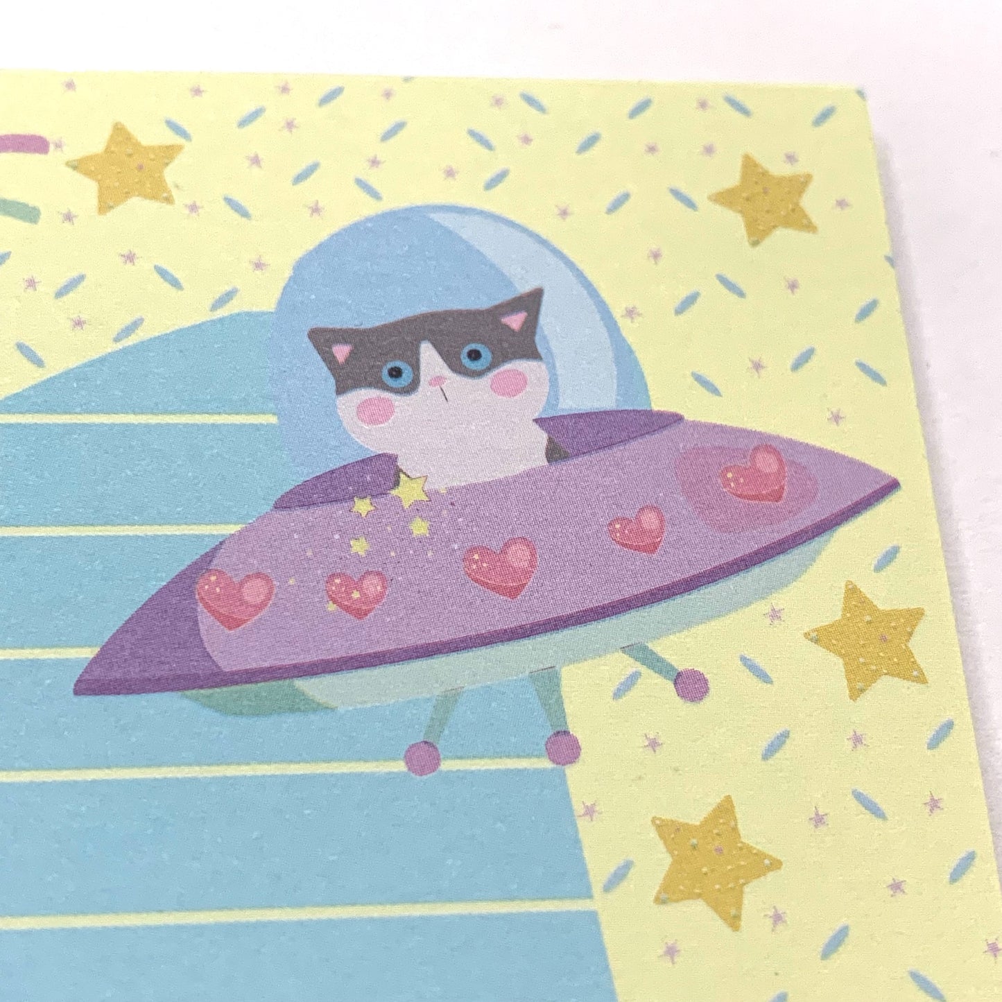 SHERBET CANDY- Far Far Away Collection - Kitties in Space Notepad