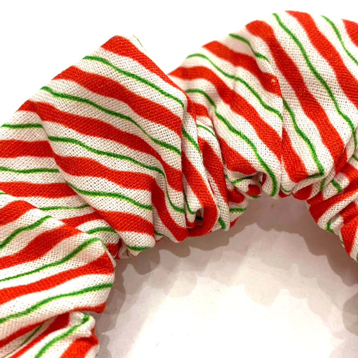 MAKIN' WHOOPEE - Regular “Candy Cane Stripes” SCRUNCHIE