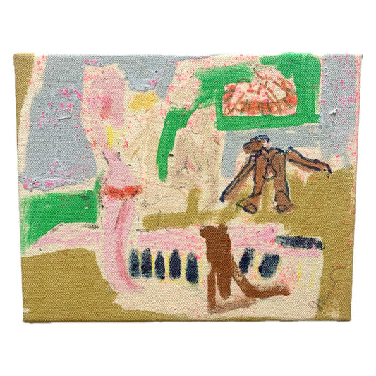 JULIE POULSEN ARTWORK - "Beach Day" - Small Painting