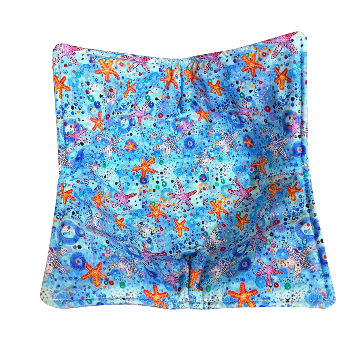 OH SEW ROSY: Bowl Cosies- Starfish Light Blue