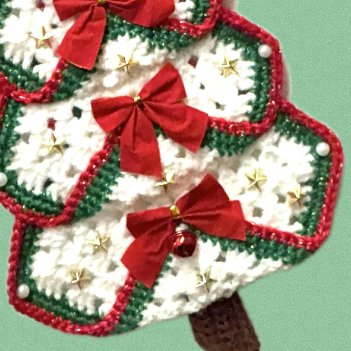 BEAKNITS- "OH CHRISTMAS TREE"- CROCHETED WALL HANGING 5